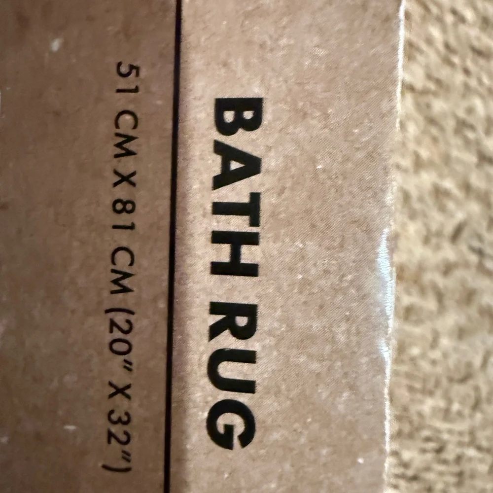 Wrangler Brown, Coral and White Bath Rug - Picture 3 of 3